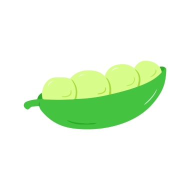 Bezelye tarımı ve Bahçe Elementi ile Yeşil Bezelye Kabuğu