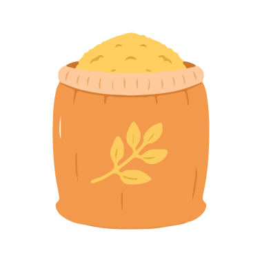 Tahıl unu Torbası Tarım ve Hasat Elemanı