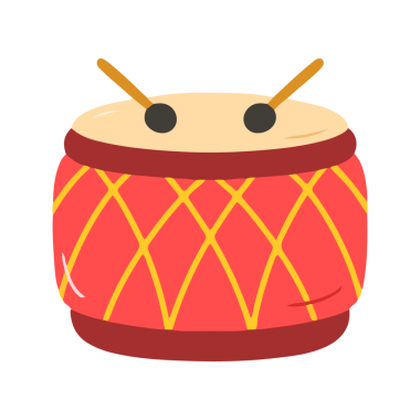 Kızıl Çin Davul Müzik Aracı