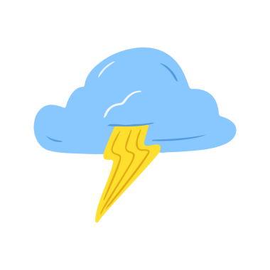 Sarı Yıldırımlı Fırtına Bulutu