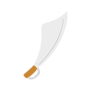 Basit Korsan Kılıcı ya da Pala