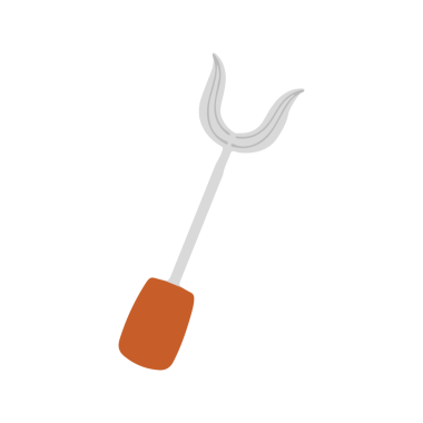 Barbekü Kızartma Çatal Çizim Aracı