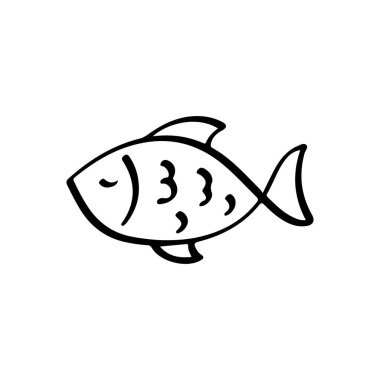 El çizimi balık çizimi.