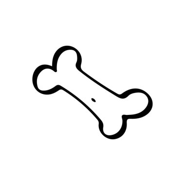 El Çizimi Köpek Kemiği Çizimi Çizimi