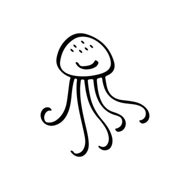 Mutlu denizanası gülümsüyor.