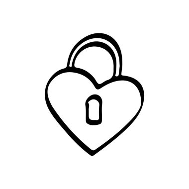 El Çekimi Kalp Asma Kilit Kuşu