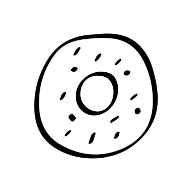 El Çizimi Serpiştirilmiş Donut Hattı