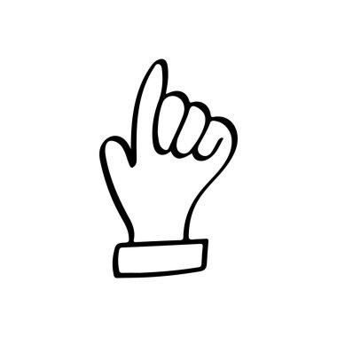 Parmakla gösterilen el hareketi Doodle