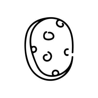 Patates Sebzeli Kök Çizimi Çizimi