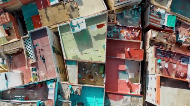 モロッコ タンジェ市の空中ビュー タンジェ市のパノラマビュー4K品質 — ストック動画