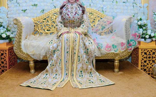Äktenskap Kärlek Och Mode Bröllopsklänningar Marocko — Stockfoto
