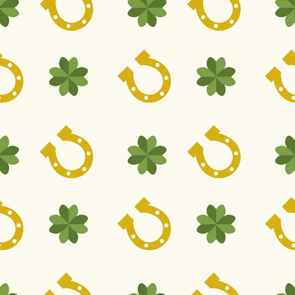 Nahtloser Hintergrund von St. Patrick 's Day — Stockvektor