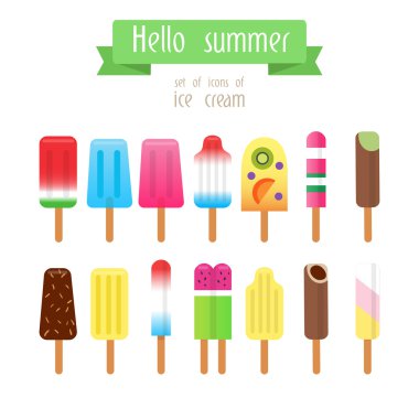 dondurma farklı türleri.