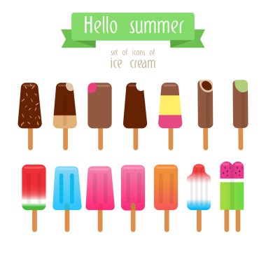 dondurma farklı türleri.