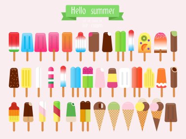 dondurma farklı türleri.