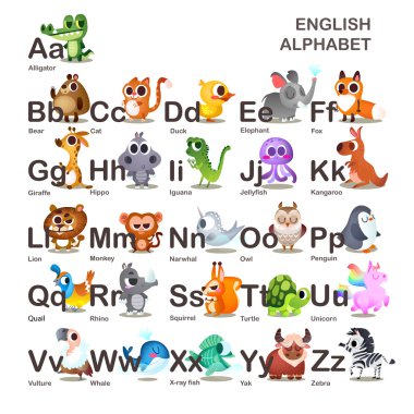 Komik karakterler ile illüstrasyon. 