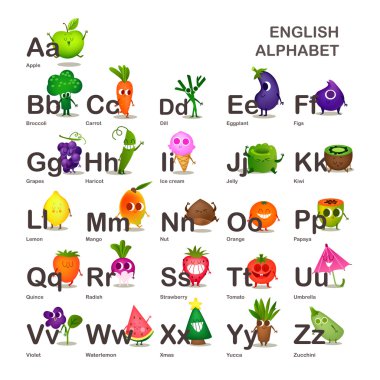 Komik karakterler ile illüstrasyon. 