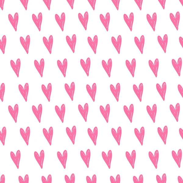 Pink hearts background — Stock Vector