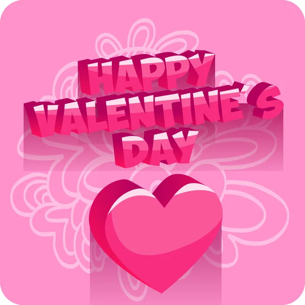Happy Valentine's Day. — Stock Vector