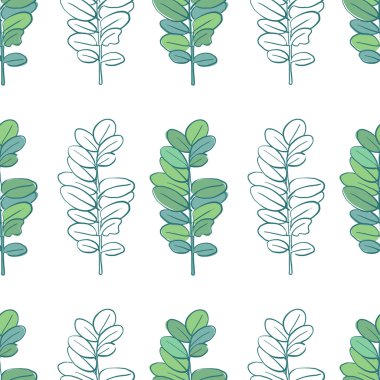 Kusursuz yaprak deseni