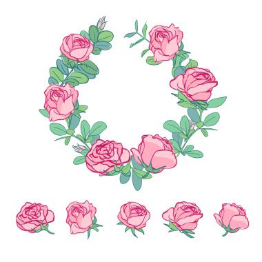 Tek Gül çizim seti