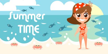 Yaz tatili ile karakter tasarımı