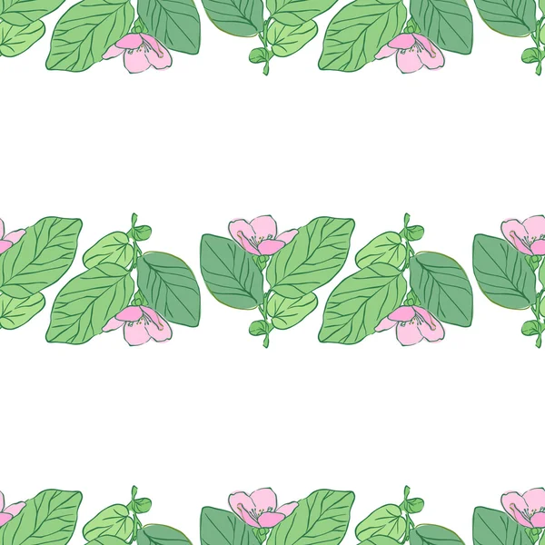 Naadloos bloemenpatroon — Stockvector