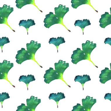 Painted leaf pattern