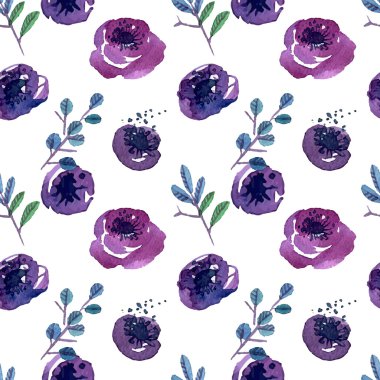 Çiçekli ve bitkili desen