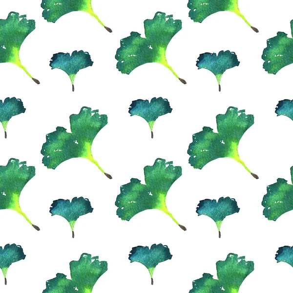 Painted leaf pattern — Wektor stockowy