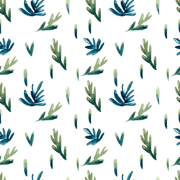 Painted leaf pattern — Stok Vektör