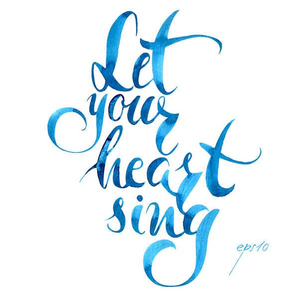 плакат с акварелью
