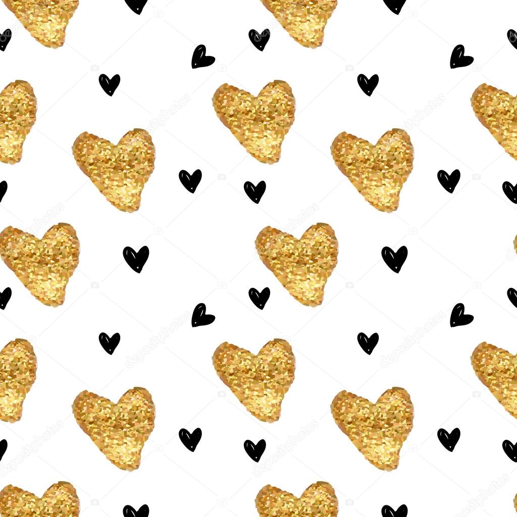 Abstract background with hearts