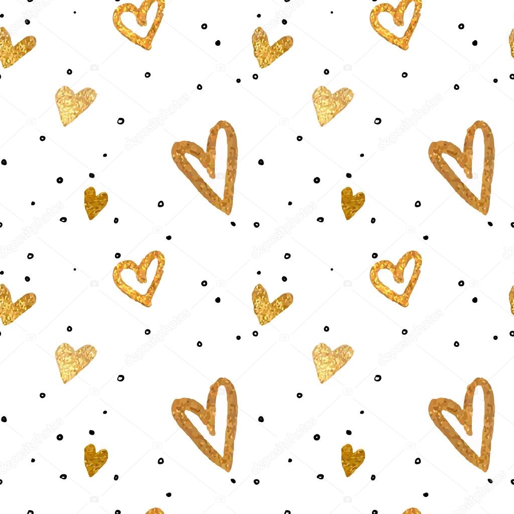 Abstract background with hearts