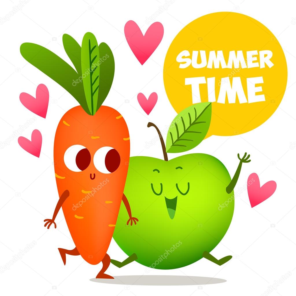 Summer Healthy food Stock Vector by ©Katya_Bra 79249244, image size:1024x1024