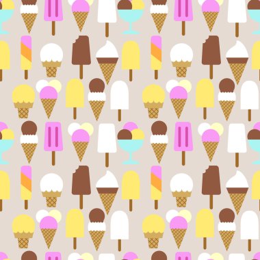 Dondurma pürüzsüz desen