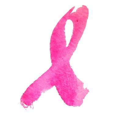 Breast cancer awareness pink ribbon clipart