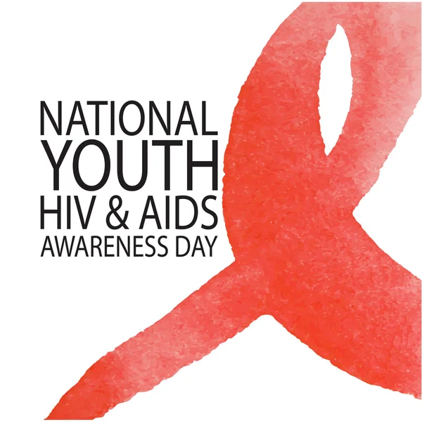 VIH, sida. Ruban — Image vectorielle