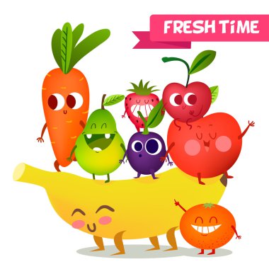 Yaz saati. Sağlıklı gıda.