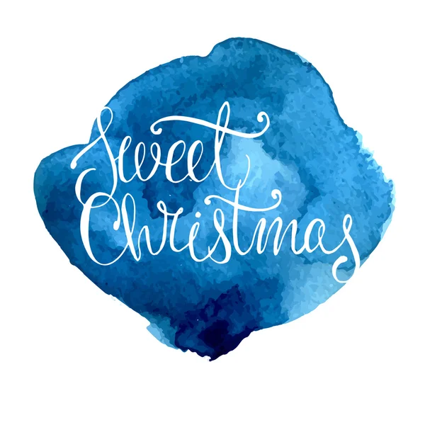 Conceptual handwritten phrase sweet Christmas. — Stock Vector