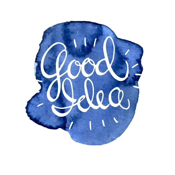 Conceptual handwritten phrase good Idea. — Stock Vector