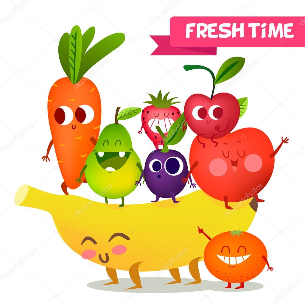 Summer time. Healthy food. Stock Vector Image by ©Katya_Bra #88067366 Summer time. Healthy food. Stock Vector Image by ©Katya_Bra #88067366