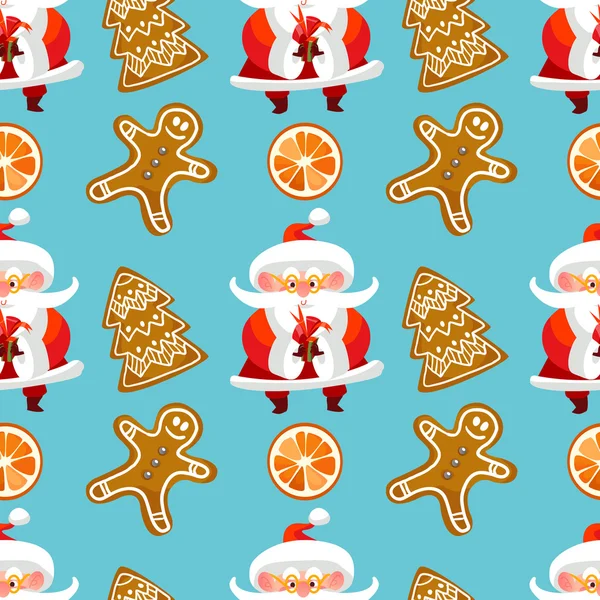 Pattern in Christmas style — Stock Vector