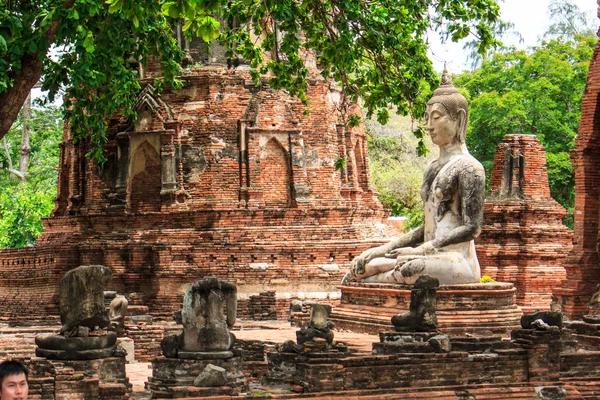Sukhothai Tarih Parkı Sukhothai il Tayland antik Buda görüntü heykeli