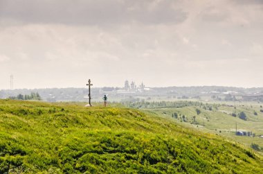 Plessheevo yakınlarındaki Gorodishche Veiw gibi.