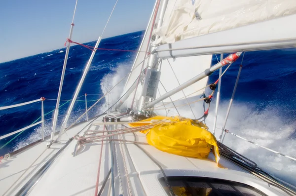 Sail Boat in Storm — Stock Photo, Image