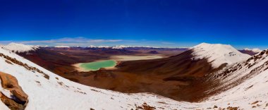 Yüksek irtifa Andean peyzaj