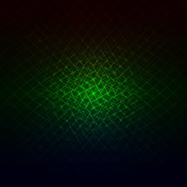 Koyu arka plan üzerinde ışıklar şeritler