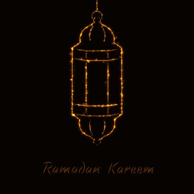 Ramazan Kareem ışık şekil