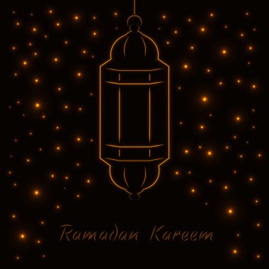 Ramazan Kareem ışık şekil